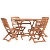 5 Piece Garden Dining Set Solid Wood Acacia 3152898