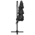 4-Tier Garden Parasol with Aluminium Pole Anthracite 3x3 m 313830