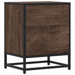 ZNTS Bedside Cabinet Brown Oak 40x31x50 cm Engineered Wood 848682