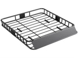 Universal Roof Rack Basket Tray, 90.7 kg Steel Car Rooftop Luggage Cargo Carrier Holder with Wind T3398P376691