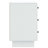 Bedside Cabinet White 43 x 41 x 66.5 cm Engineered Wood 893865