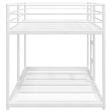 Bunk Bed without Mattress White 75x190 cm Steel 4019881