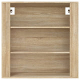 Wall Cabinet Sonoma Oak 80x33x80 cm Engineered Wood 816595