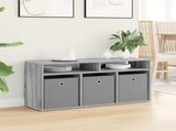 Lowboard with Drawer Grey Sonoma 102 x 32 x 48.5 cm 8000593