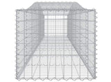Arched Gabion Baskets 20 pcs 400x50x60/80 cm Galvanised Iron 3145940