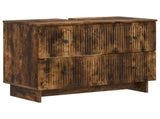 Bathroom Sink Cabinet EDE Smoked Oak 82 x 41x 59 cm 895920
