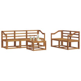 Outdoor Sofa Set 6 pcs Natural 3366022
