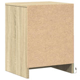 Bedside Cabinets with LED Lights 2 pcs Sonoma Oak Engineered Wood 852038