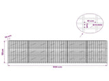 Gabion with 5 mm Wire and 5x10 cm Mesh 500x10x150 cm 3464476