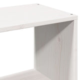 Bookcase Bed without Mattress White 90x190 cm Small Single Solid Wood Pine 3323009