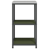 Kitchen Storage HATTEM Olive Green 60 x 50 x 92 cm Steel 874964