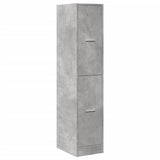 Apothecary Cabinet Concrete Grey 30x41x144.5 cm Engineered Wood 855172