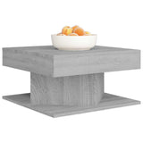 Coffee Table Grey Sonoma 57x57x30 cm Engineered Wood 815943