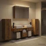 Bathroom Furniture Set 6 pcs Artisan Oak 3407134