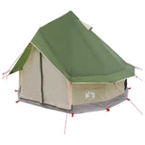 Tipi Tent with Roof Green 250 x 250 cm Polyester and Steel 42028719