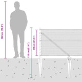 Welded Wire Fence with Spikes 50 x 0.8 m 3353267