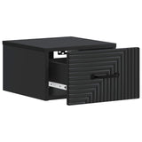 Wall-Mounted Bedside Cabinet 2 pcs Black 34.5 x 33 x 20 cm 898598
