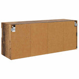 TV Wall Cabinet Old Wood 100 x 30 x 40 cm Engineered Wood 882983