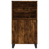 Highboard Smoked Oak 60x36x110 cm Engineered Wood 831497