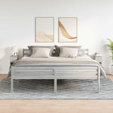 Bedside Cabinets with Drawer 2 pcs Grey Sonoma 20x36x60 cm 858706