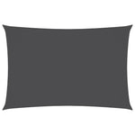 Sunshade Sail Oxford Fabric Rectangular 6x8 m Anthracite 135113