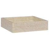 Sink Cream 40x40x10 cm Marble 149168