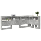 Storage Headboard Concrete Grey 80 cm Engineered Wood 3335448
