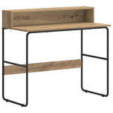 Desk with Storage Artisan Oak 100 x 50 x 91 cm 8008031