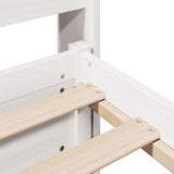 Bed Frame with Headboard without Mattress White 180x200 cm Super King 3306769