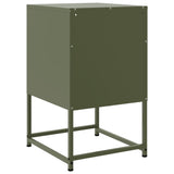 Bedside Cabinet Olive Green 36x39x60.5 cm Steel 846562