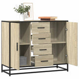 Sideboard Sonoma Oak 92x35x76 cm Engineered Wood 3300826