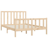 Bed Frame without Mattress 140x200 cm Solid Wood 3106833