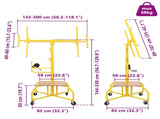 Plasterboard Lifter Manual Yellow 300 x 107 x 330 cm Steel 42041172