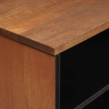 TV Cabinet Acacia Brown Finish 80 x 33 x 46 cm Solid Mango Wood 4017915