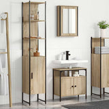 Bathroom Furniture Set 3 pcs Sonoma Oak Engineered Wood 3399399