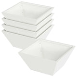 Garden Planter 5 pcs White 35 x 35 x 15 cm Cold-rolled Steel 873799