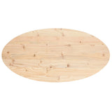 Table Top 110x55x2.5 cm Solid Wood Pine Oval 824335
