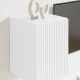 TV Wall Cabinet Wall-mounted 2 pcs Gloss White 30 x 31 x 40 cm 892258
