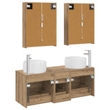 Bathroom Furniture Set 5 pcs Artisan Oak 3407054