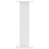 Speaker Stands 2 pcs White 30x30x80 cm Engineered Wood 852663