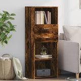 Highboard Smoked Oak 45x42.5x124 cm Engineered Wood 846170