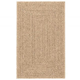 Rug ZIZUR Beige 160x230 cm Jute Look Indoor and Outdoor 4010396