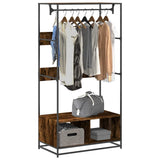 Wardrobe Smoked Oak 90x50x180 cm Engineered Wood 849296