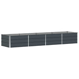 Planter Anthracite 320 x 80 x 45 cm Steel 42018196