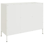 ZNTS Sideboard White 100.5x39x79 cm Steel 843095