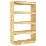Book Cabinet/Room Divider 80x35x135 cm Solid Pinewood 810889