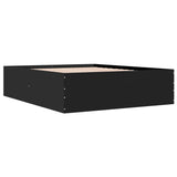 Bed Frame without Mattress Black 160x200 cm 3280910