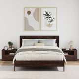 Wall-mounted Bedside Cabinets 2 pcs Brown Oak 45x30x35 cm 848324