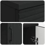Desk with Shelf Black 142.5 x 50 x 75 cm Engineered Wood 3414604