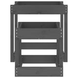 Sand Tables 2 pcs Grey Solid Wood Pine 825053